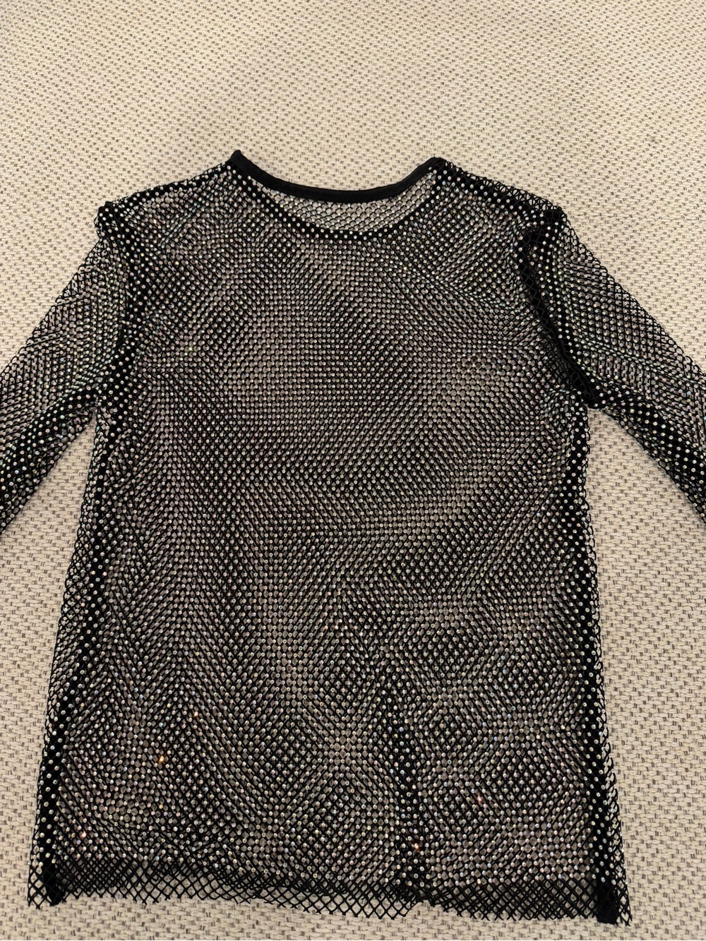 Mesh Sparkle Top